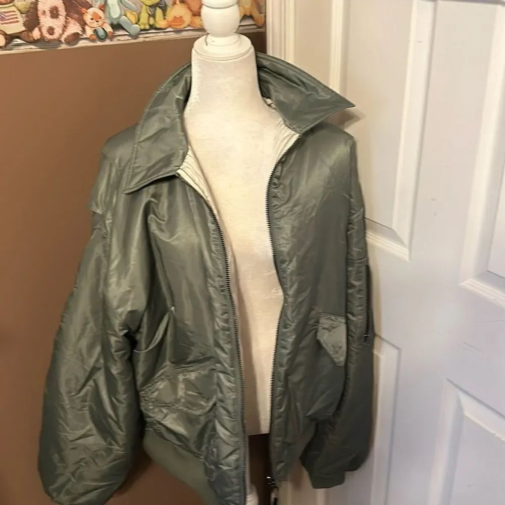 TopShop Reversible Bomber Jacket/coat NWOT small